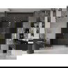 Mexen Velar Duo плъзгащи душ врати 170 см, графит, златно четкан - 871-170-000-42-55
