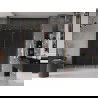 Mexen Velar Duo плъзгащи се душ врати 180 см, графит, четкана мед - 871-180-000-42-65