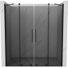 Mexen Velar Duo плъзгащи се душ врати 170 см, графит, черни - 871-170-000-42-70