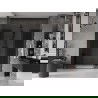 Mexen Velar Duo двусекционни плъзгащи врати за душ 180 cm, графит, черни - 871-180-000-42-70