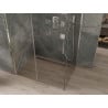 Mexen Omega душеви кабини с плъзгаща се врата 100 x 80 см, прозрачна, хром - 825-100-080-01-00