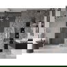 Mexen Velar L плъзгаща се душ врата 90 см, прозрачна, бяла - 871-090-003-01-20