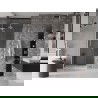 Mexen Velar L плъзгащи се душ врати 110 см, прозрачни, бели - 871-110-003-01-20
