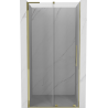 Mexen Velar L плъзгаща се душ врата 110 cm, прозрачна, златна - 871-110-003-01-50