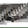 Mexen Velar L плъзгащи се душ врати 100 см, прозрачни, златни матови - 871-100-003-01-55