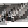 Mexen Velar L плъзгащи се душ врати 120 см, прозрачни, матирана мед - 871-120-003-01-65