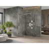 Mexen Omega плъзгаща се душ кабина 110 x 80 см, прозрачна, хром - 825-110-080-01-00