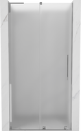Сгъваеми душ врати Mexen Velar L 110 см, матирано стъкло, хром - 871-110-003-31-01