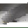 Mexen Velar L плъзгащи се душ врати 110 cm, матирано, златисто - 871-110-003-31-50
