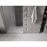 Mexen Velar L плъзгащи се душ врати 90 см, матирано, златно четкано - 871-090-003-31-55
