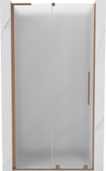 Mexen Velar L плъзгащи се душ врати 110 cm, матиран, четкана мед - 871-110-003-31-65