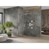 Mexen Omega разтегателна душ кабина 120 x 80 см, прозрачна, хром - 825-120-080-01-00