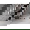Mexen Velar L плъзгащи се душ врати 100 см, матирано стъкло, четкано gun gray - 871-100-003-31-66