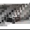 Mexen Velar L плъзгащи се душ врати 110 см, матирано, четка Gun Gray - 871-110-003-31-66