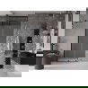 Mexen Velar L плъзгащи се душ врати 100 см, мразовит, черни - 871-100-003-31-70