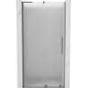 Mexen Velar L плъзгащи се врати за душ 100 см, матирани, gun metal - 871-100-003-31-95