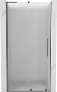 Mexen Velar L плъзгаща се душ врата 120 см, матиран, gun metal - 871-120-003-31-95