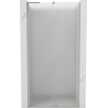 Mexen Velar L плъзгаща се душ врата 110 см, матирано стъкло, изчеткан никел