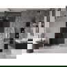 Mexen Velar L плъзгащи душ врати 100 см, графит, бяло - 871-100-003-41-20