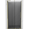 Mexen Velar L плъзгащи се душ врати 110 cm, графит, злато - 871-110-003-41-50