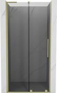 Mexen Velar L плъзгащи се душ врати 100 cm, графит, златни четкани - 871-100-003-41-55