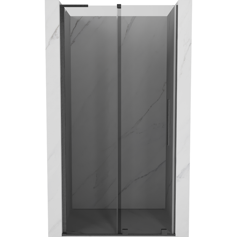 Mexen Velar L плъзгащи се душ врати 100 cm, графит, полиран gun gray - 871-100-003-41-66