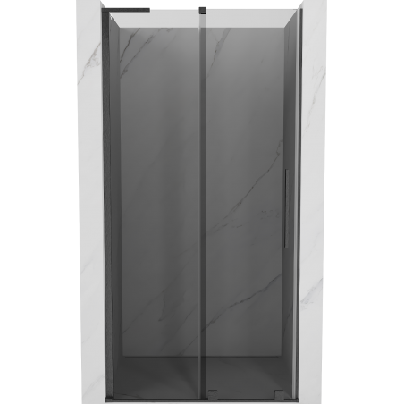 Mexen Velar L плъзгащи се душ врати 100 cm, графит, полиран gun gray - 871-100-003-41-66