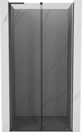 Mexen Velar L плъзгащи се душ врати 100 cm, графит, полиран gun gray - 871-100-003-41-66
