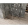 Mexen Omega плъзгаща се душ кабина 140 x 80 см, прозрачна, хром - 825-140-080-01-00
