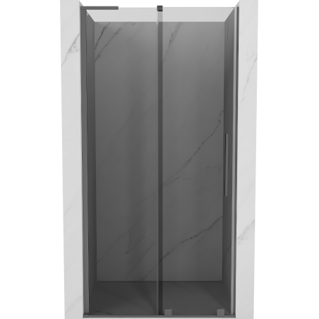Mexen Velar L плъзгащи се душ врати 100 см, графит, gun metal - 871-100-003-41-95