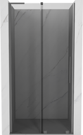 Mexen Velar L плъзгаща се душ врата 100 см, графит, gun metal - 871-100-003-41-95