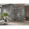 Mexen Omega плъзгаща се душ кабина 140 x 80 см, прозрачна, хром - 825-140-080-01-00