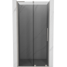 Mexen Velar L плъзгащи се душ врати 120 см, графит, матиран никел - 871-120-003-41-97
