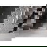 Mexen Velar L плъзгащи се душ врати 110 cm, графит, изчеткан никел - 871-110-003-41-97