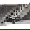 Mexen Velar L Duo плъзгаща се душ кабина 180 см, прозрачна, златна - 871-180-003-02-50
