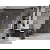 Mexen Velar L Duo плъзгаща се душ кабина 180 см, прозрачна, златна - 871-180-003-02-50