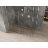 Mexen Omega плъзгаща се душ кабина 150 x 80 см, прозрачна, хром - 825-150-080-01-00