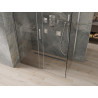 Mexen Omega плъзгаща се душ кабина 150 x 80 см, прозрачна, хром - 825-150-080-01-00