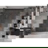 Mexen Velar L Duo плъзгащи се душ врати 170 см, прозрачно, четкана мед - 871-170-003-02-65