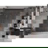 Mexen Velar L Duo плъзгащи се душ врати 170 см, прозрачно, четкана мед - 871-170-003-02-65
