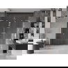 Mexen Velar L Duo плъзгащи се душ врати 180 см, прозрачни, четкан никел - 871-180-003-02-97