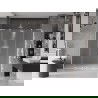 Mexen Velar L Duo плъзгащи се душ врати 170 cm, матирано, бяло - 871-170-003-32-20