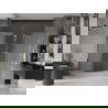 Mexen Velar L Duo плъзгащи се душ врати 180 cm, матови, златни, 871-180-003-32-50