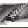 Mexen Velar L Duo плъзгащи се душ врати 170 см, матирано, четкана мед - 871-170-003-32-65
