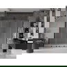 Mexen Velar L Duo плъзгащи се душ врати 180 см, матирано, черно - 871-180-003-32-70