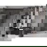 Mexen Velar L Duo плъзгащи се душ врати 180 см, матирано, черно - 871-180-003-32-70
