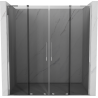Mexen Velar L Duo плъзгаща се душ врата 170 см, графит, хром - 871-170-003-42-01
