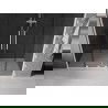 Mexen Velar L Duo Плъзгащи душ врати 180 см, графит, бял - 871-180-003-42-20