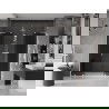 Mexen Velar L Duo Плъзгащи душ врати 180 см, графит, бял - 871-180-003-42-20