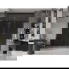 Mexen Velar L Duo плъзгащи се душ врати 180 см, графит, златни - 871-180-003-42-50